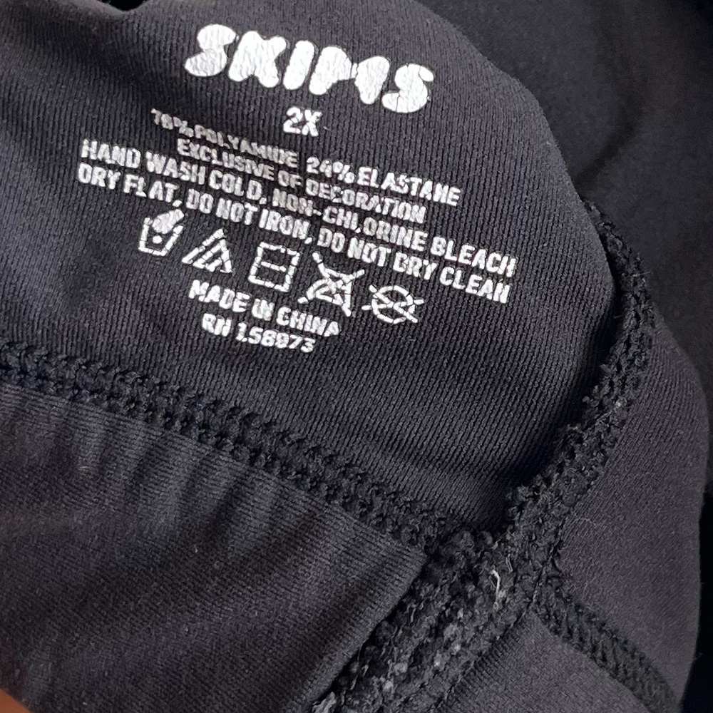 Skims Fits Everybody Scoopneck Bralette Onyx Black 2X - Picture 11 of 11
